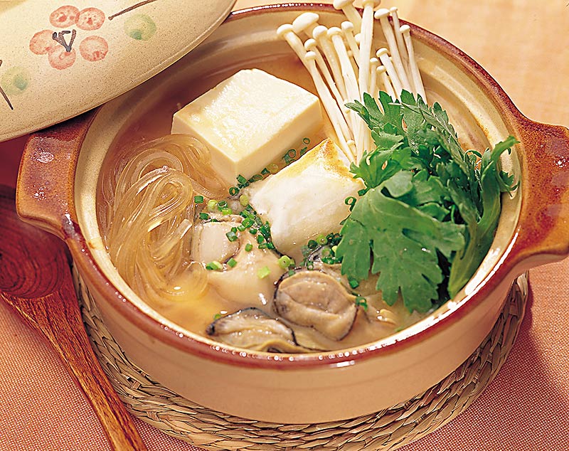 No.512 かきと豆腐の味噌鍋